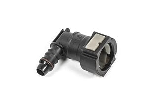 Radium 12mm SAE Female to 90 Degree 3/8in Barb Universal 14-0802