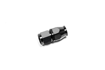 Black anodized Radium straight hose end for PTFE hose, Tuned By Shawn