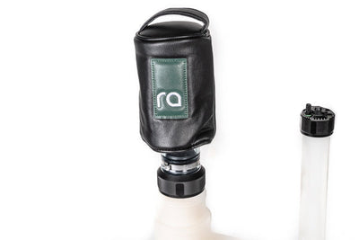 Radium dry break probe cover installed on dump can 15-0004