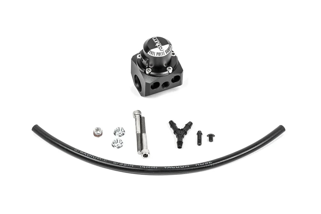 Radium 6AN inline damper housing with gauge port, Tuned By Shawn