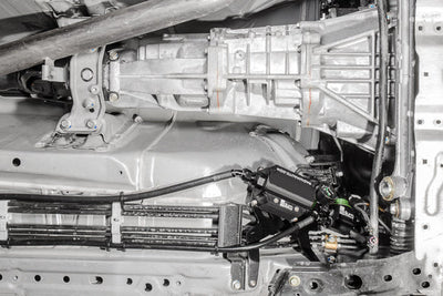 Radium FR-S BRZ fuel filter mount installed