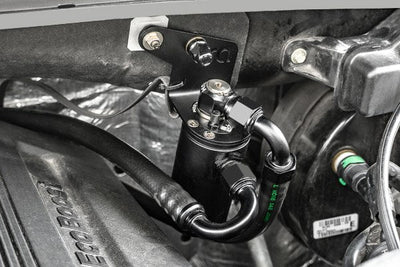 Radium F150 Raptor catch can kit installed 20-0481-FL