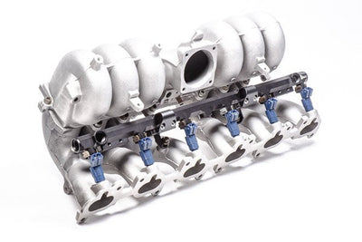 Radium Barra fuel rail installed BA BF Turbo