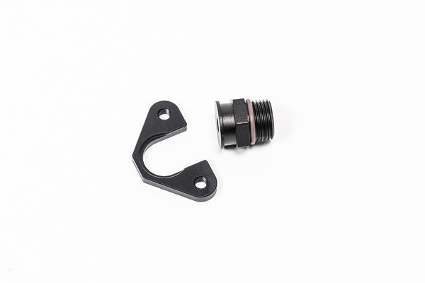 Radium FPR Adapter 8AN ORB 7mm Bore 39mm Offset M6 Universal 20-0595