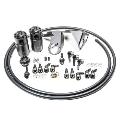 Radium Engineering Dual CCV catch can kit 2005-2013 Corvette C6 20-0787-FL