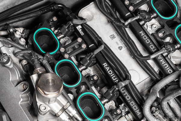 Radium Port Injection Kit R8 Gallardo 20-0865 installed