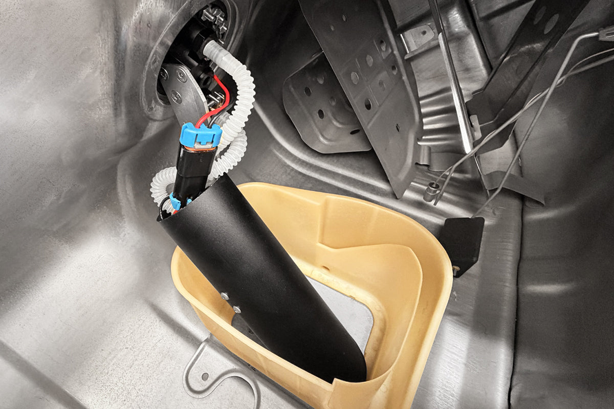 Radium fuel collector positioning in tank 20-0941