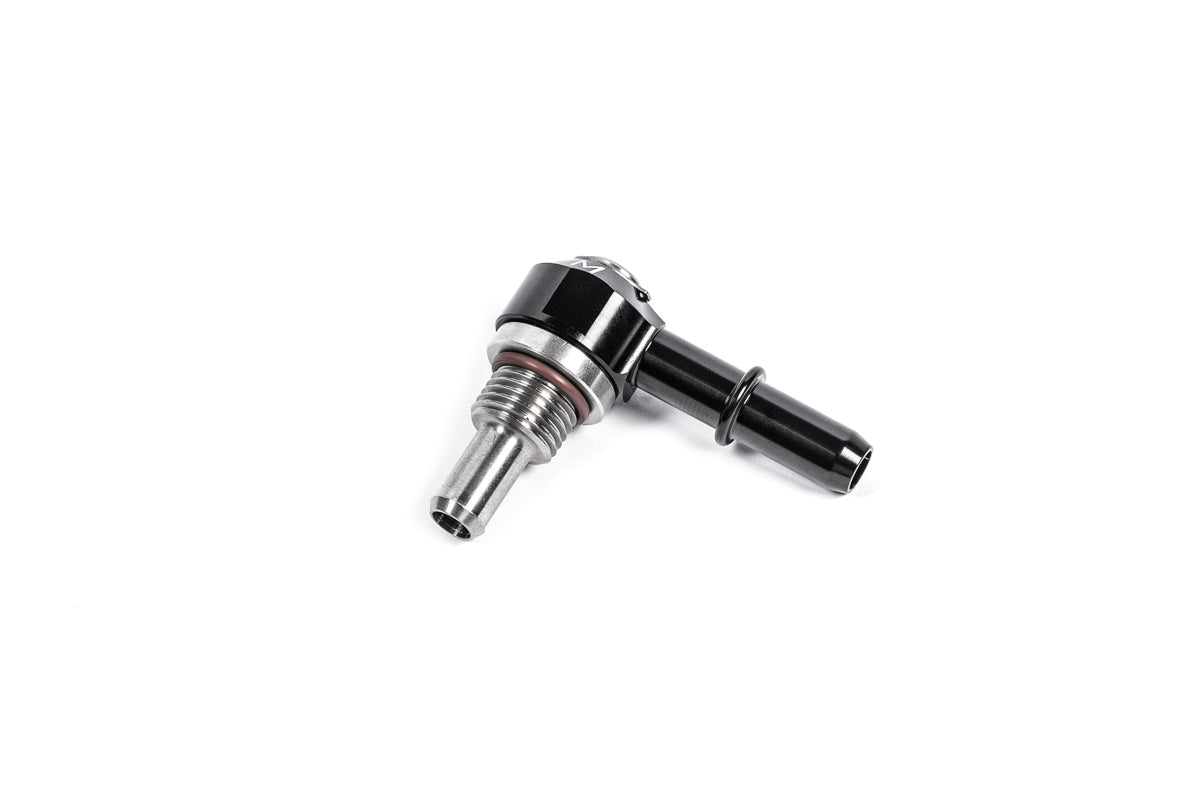 Radium 6AN ORB Swivel Banjo 8.5mm Barb Bulkhead to 3/8in SAE Male Universal 20-1000-06375-85