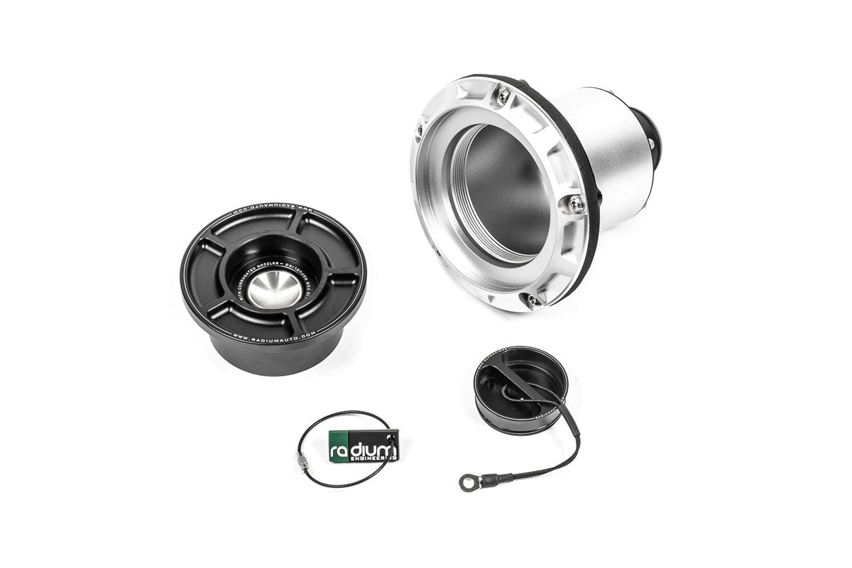 Radium Swing Valve Remote Mount Fuel Filler 1.5in 20-1003