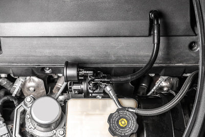 Radium C7 Corvette plumbing kit installed 20-1011