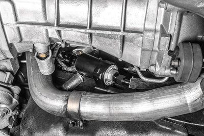 Radium C7 Corvette plumbing kit FPR installed 20-1011