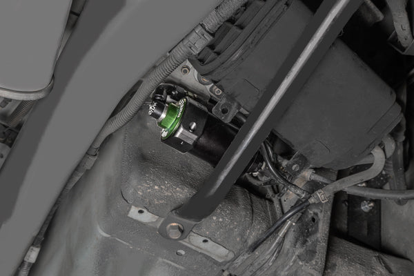 Radium MX-5 fuel filter kit installed
