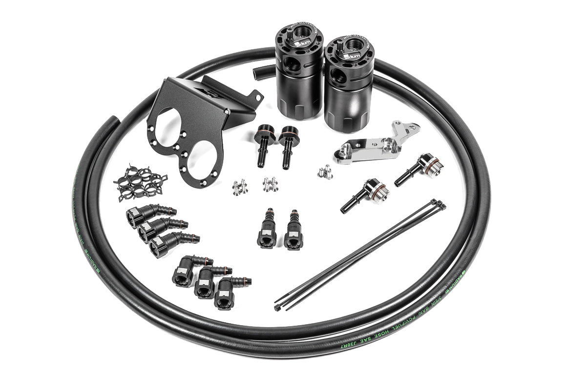 Radium Dual Catch Can Kit 2017-2019 Chevrolet Corvette C7 LT1 Dry Sump 20-1286-FL