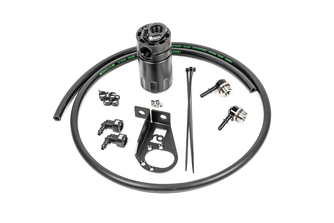 Radium Engineering Evo 4 5 6 catch can kit at Tuned By Shawn