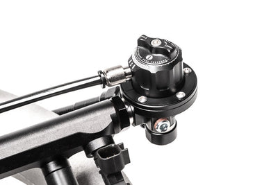 Radium DMR-RA mounted on fuel rail with return fitting, Tuned By Shawn
