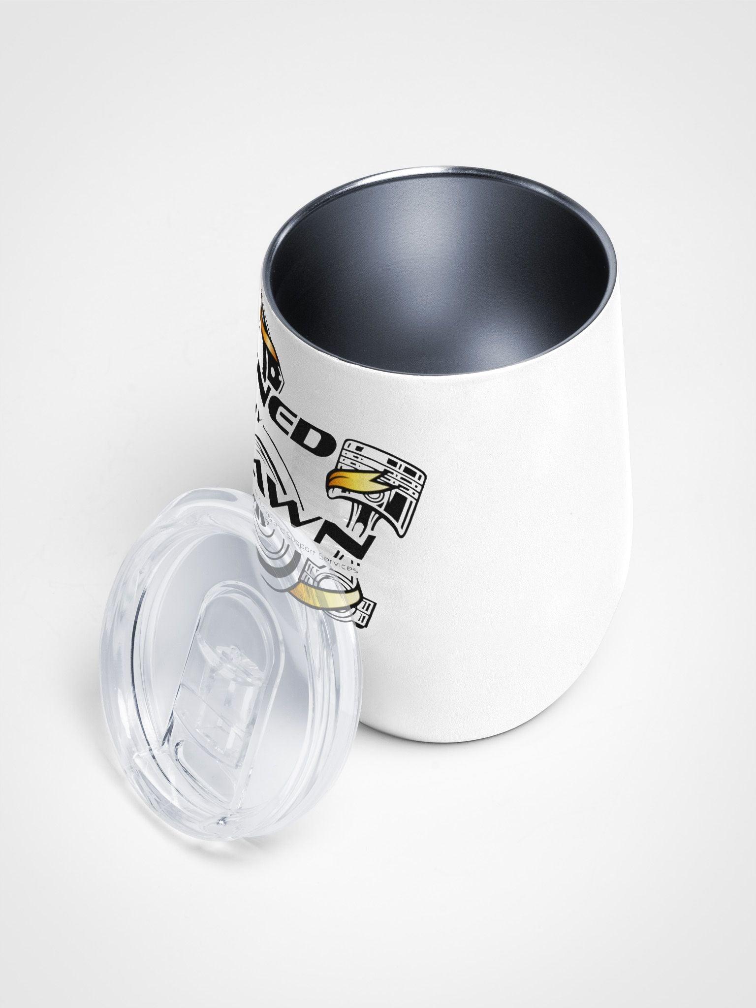 Tuned By Shawn Wine Tumbler