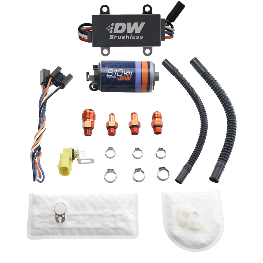 DeatschWerks DW810 brushless in-tank fuel pump with C105 dual speed controller 9-811-C105-1002 at Tuned By Shawn