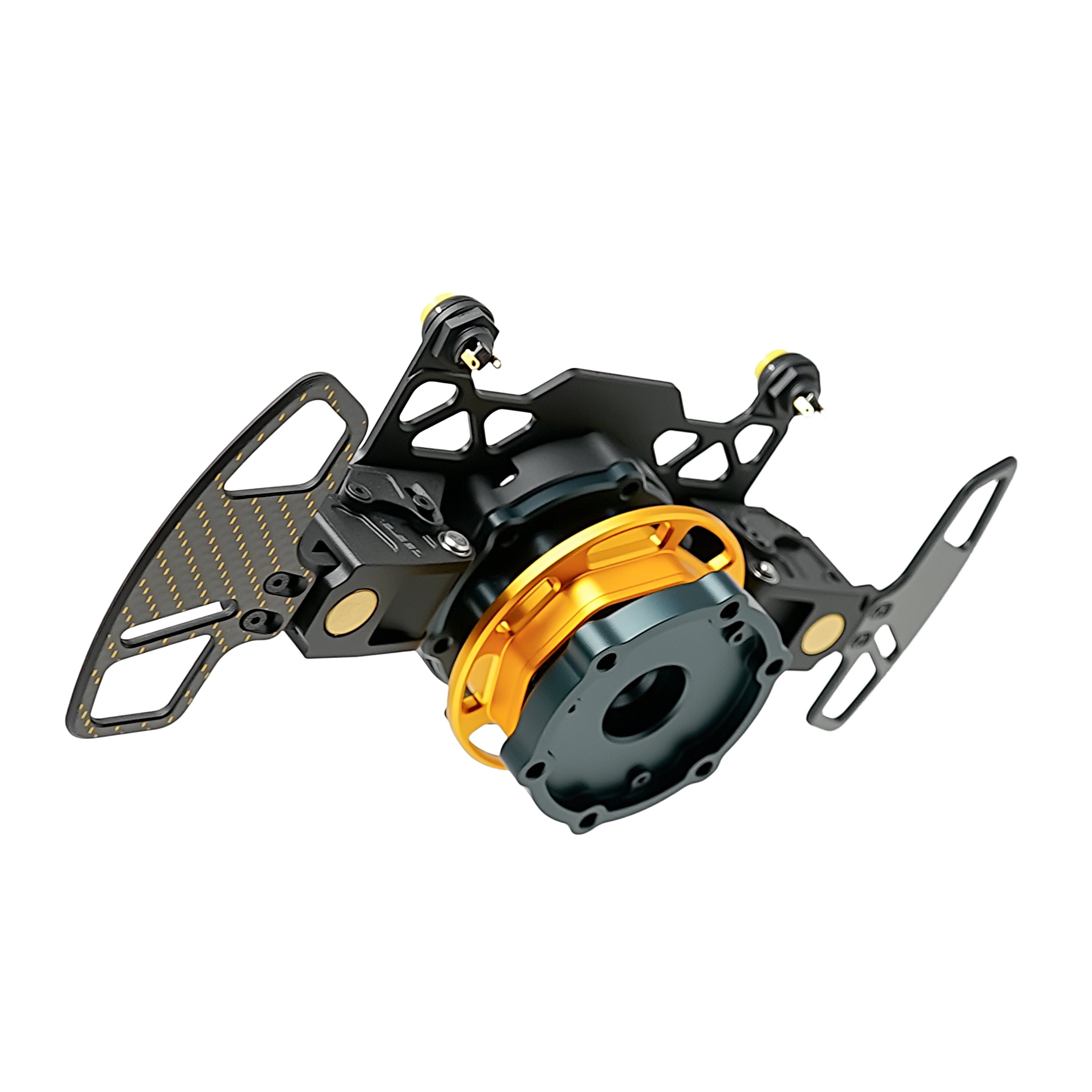 Zestek SSP paddle shifter hub with V2 quick release installed, Tuned By Shawn authorized dealer
