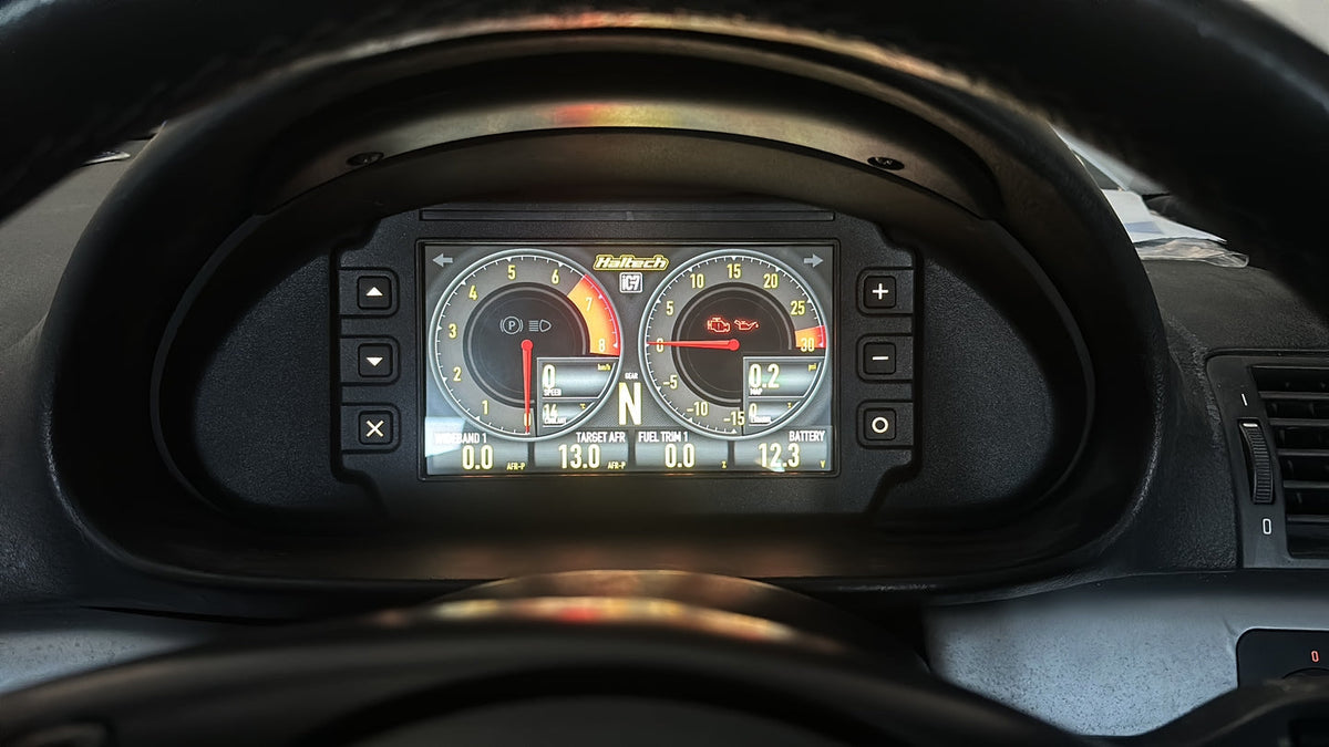 BMW E46 3 Series 1998-2006 Haltech iC-7 dash mount by Mako Motorsport