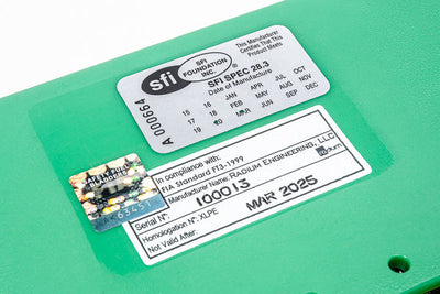 Radium fuel cell bladder FIA and SFI certification 20-0662