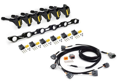 R35 Coil Conversion Kit for Toyota JZ- Includes bracket , coils, connectors and harness (HT-120201)