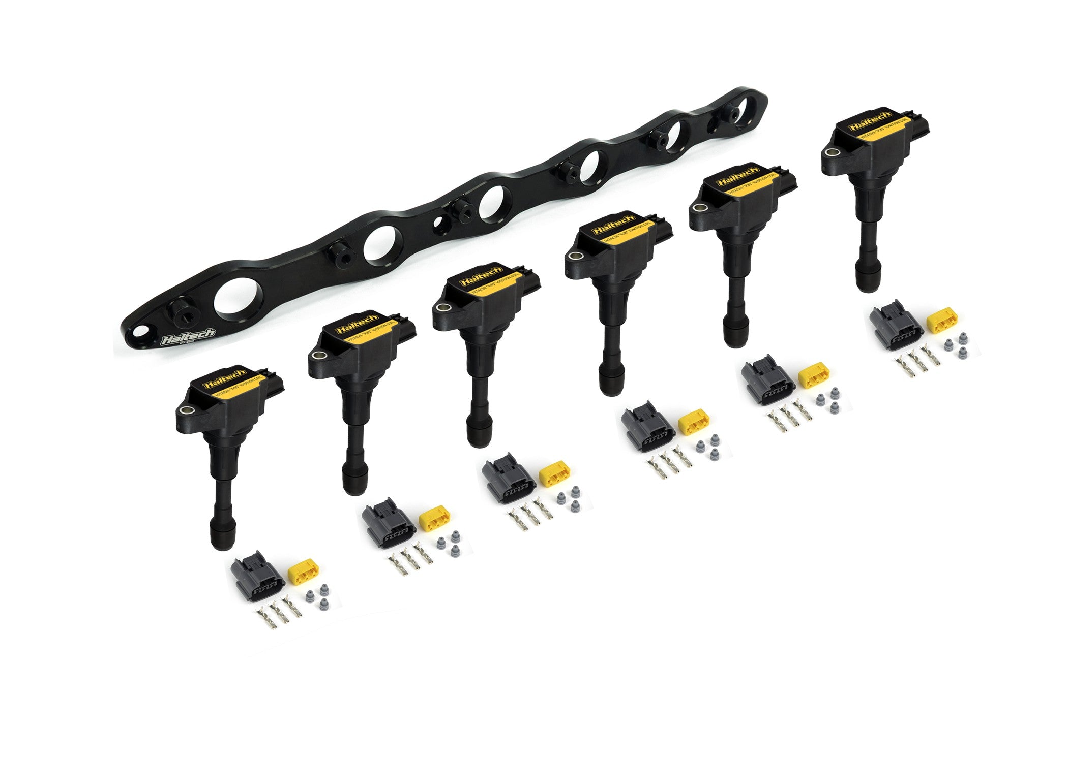 R35 Coil Bracket for Nissan RB20/25/26 includes bracket coils and connectors (HT-120202)