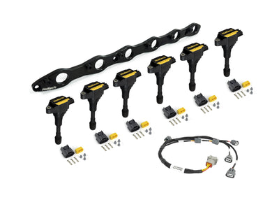 R35 Coil Bracket for Nissan RB20/25/26 includes bracket coils, connectors and harness (HT-120203)