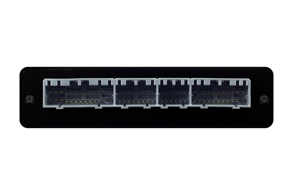 Factory two-row ECU connector side of the Haltech HT-186338 RX-7 FD S6 adapter harness, sold by Tuned By Shawn