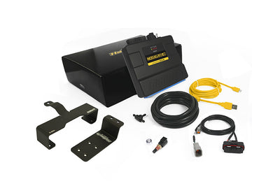 Haltech Nexus Plug-in ECU for Nissan 300ZX / Fairlady Z32 (HT-231803) - complete kit contents with mounting brackets, air temp sensor, wideband harness and USB-C cable