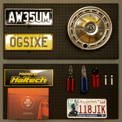 Powered By Haltech Vanity Plate