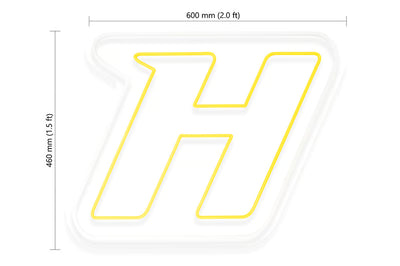 Haltech Neon Sign 600mm x 460mm - US Plug