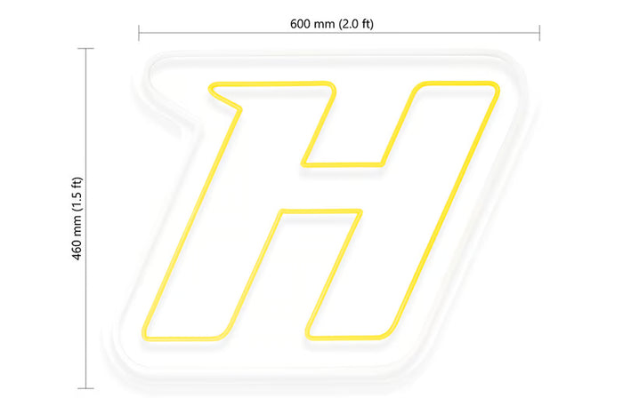 Haltech Neon Sign 600mm x 460mm - US Plug