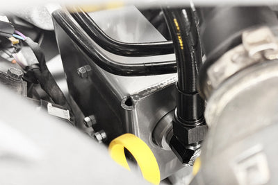 Radium Mustang fuel filter installed 20-1817