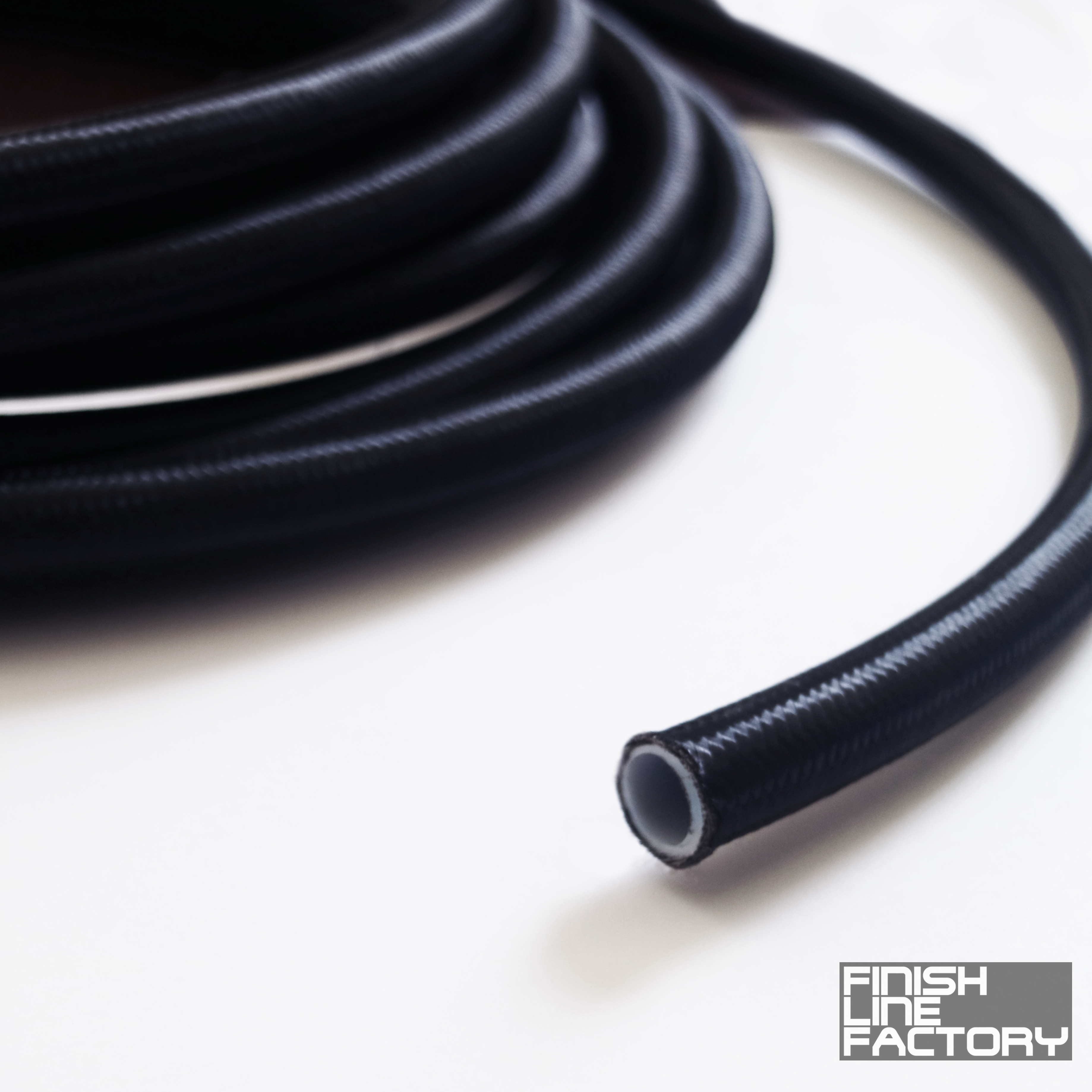 FLF PTFE Hose w/ Braided Nylon (200 Foot Roll)