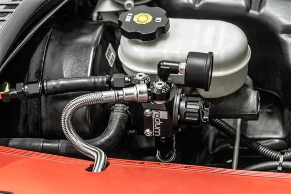 Radium Corvette fuel hanger plumbing kit FPR close-up 20-0981