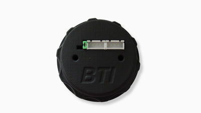 BTI 52mm CAN gauge rear connectors: 4-pin CAN and power header plus the ECU integration header, Tuned By Shawn