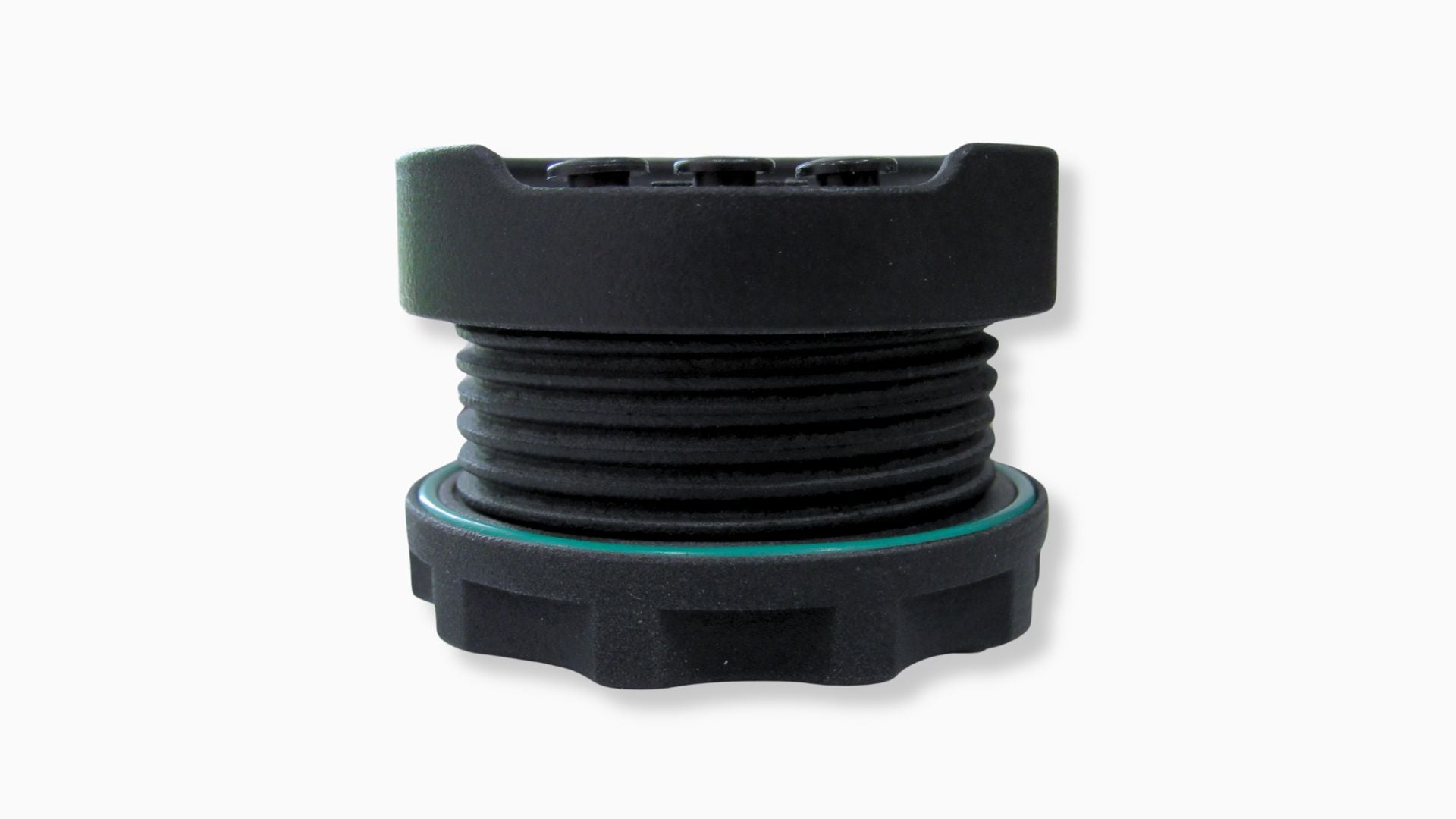 BTI 52mm CAN gauge front bezel with the 52mm threaded body and mounting nut, sold by Tuned By Shawn