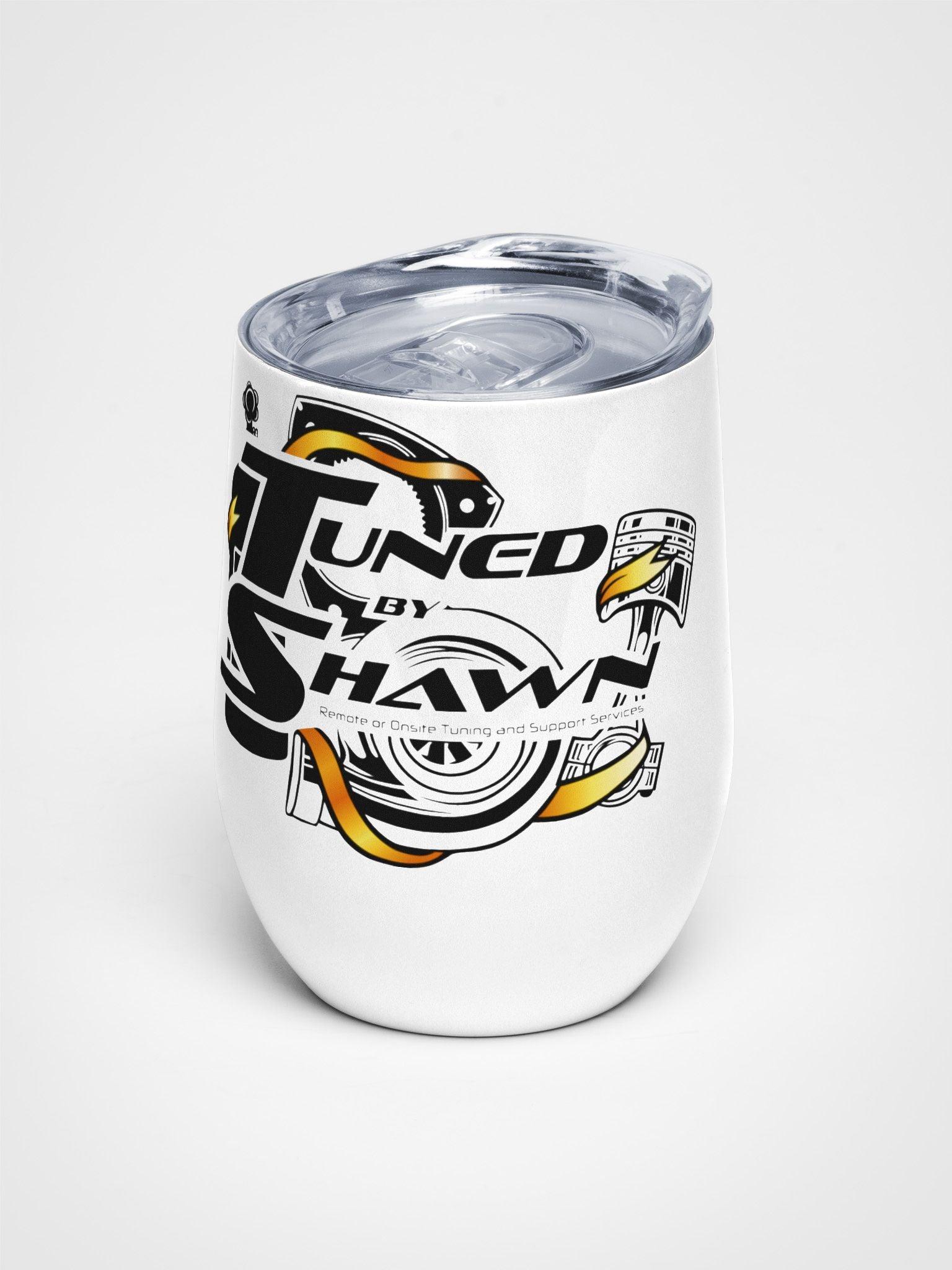 Tuned By Shawn Wine Tumbler