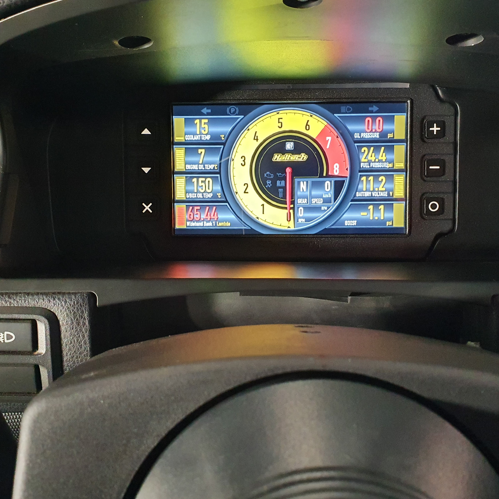 Ford Falcon / Fairlane BA BF 2002-2008 Haltech iC-7 / uC-10 dash mount by Mako Motorsport