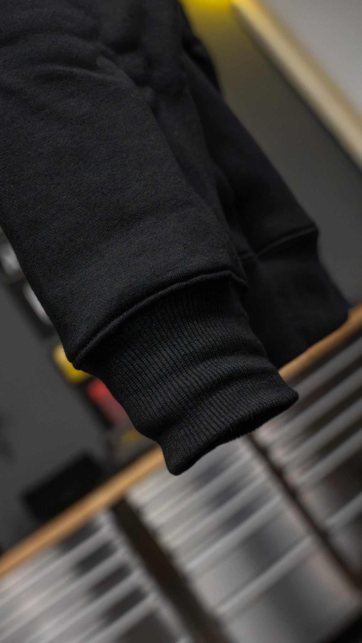 Haltech New Classic Hoodie - Black with Pink Logo (view 4)