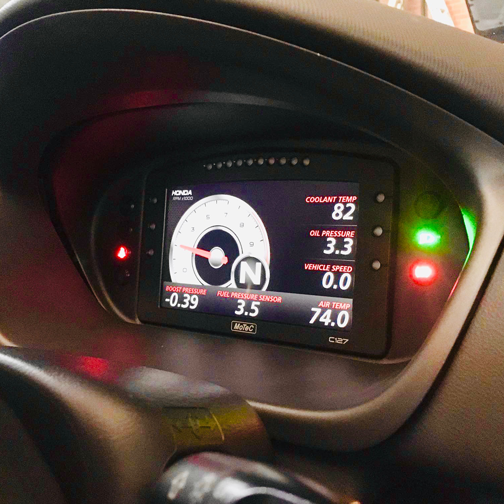 Honda Civic Type R EP3 2001-2005 Haltech iC-7 / uC-10 dash mount by Mako Motorsport