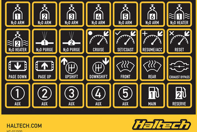 CAN Keypad Label Set (HT-011500)