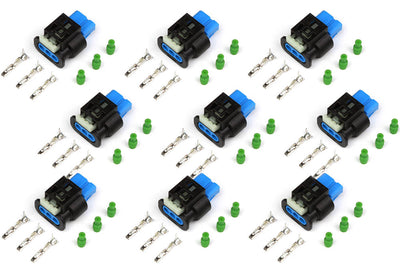 Plug and Pins Only Suit Ford Coyote 5.0L 2nd Generation Ignition Coils - 2015-2017 (Set of 8) (HT-030403)