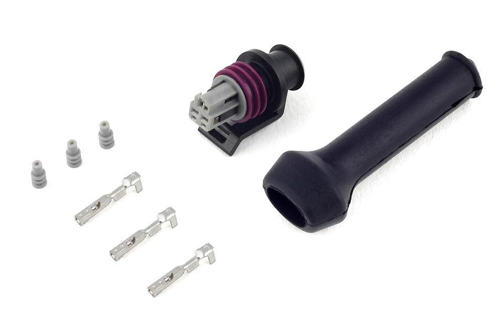 Plug and Pins Only - Delphi 3 Pin Pressure Sensor Connector (HT-030412)