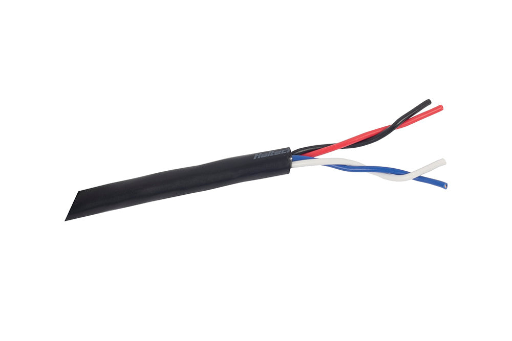 Cable Multicore 4 x 20AWG (Red/Black/White/Blue) 10M (32') (HT-039204)
