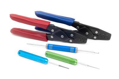 Dual Crimper Set inc 3 pin removal tools (HT-070300)