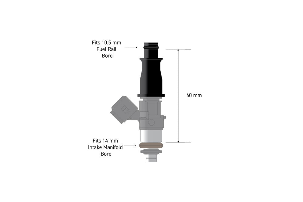 Fuel Injector Adapter 10.5mm 1/2 to Full Length (HT-080000)