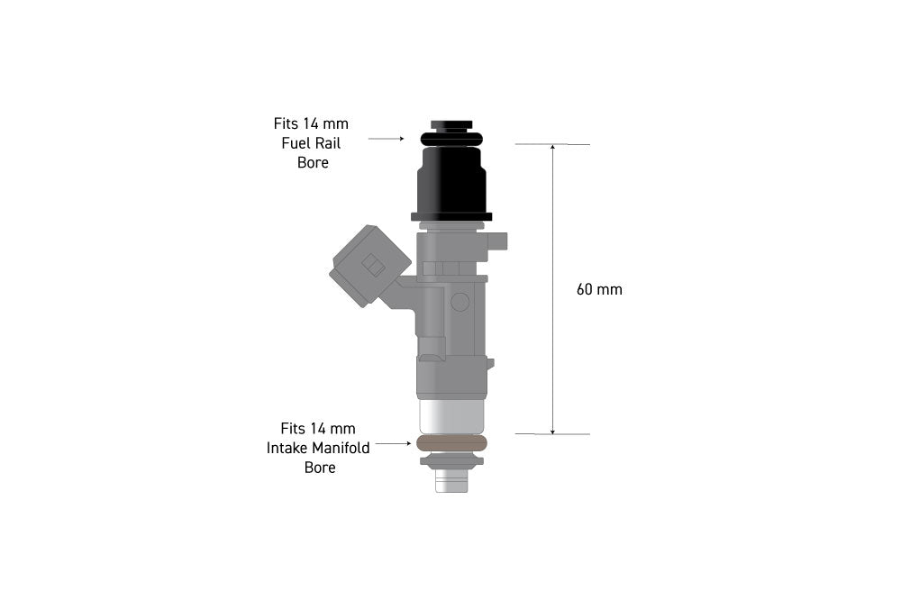 Fuel Injector Adapter 14mm 3/4 to Full Length (HT-080004)