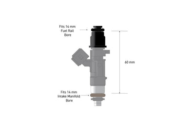 Fuel Injector Adapter 14mm 3/4 to Full Length (HT-080004)