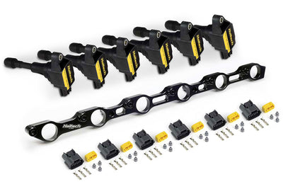 R35 Coil Bracket Kit for Toyota JZ Includes Bracket, Coils and Connectors (HT-120200)